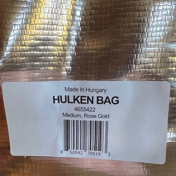 Hulken Medium Rolling Tote Bag with Zip Top & Button Closure - Picture 4 of 8